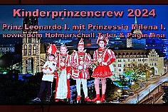 HDK BDJ 2024-01-25 14  Bürger des Jahres - 50 Jahre „Bürger des Jahres“. Am 25. Januar 2024 wurde im  Kultur- und Bürgerzentrum Duisburg-Süd „Steinhof“ Huckingen der Kabarettist und Moderator Wolfgang Tepper zum Bürger des Jahres 2024 ernannt. In einem fulminanten Rahmenprogramm trat u.a. Bernd Stelter auf. : DVPJ, Matthias I, Leonardo I., Prinz Karneval, Prinz, Prinzessin Milen aI., Hofmarschälle, Pagen, Paginnen, HDK, Duisburg, Karneval, Helau, Tollität, Event, Session 2023, Session 2024, HDK, Duisburg, Hauptausschuss