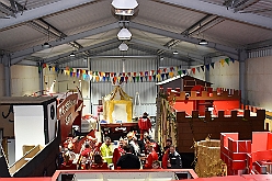 WagenbauSerm 2024-02-01 13  Besuch beim Südstern - Eine schöne Tradition zur der die Wagenbauer der KG Südstern in Term  jedes Jahr eine Woche vor Weiberfastnacht einladen. Das Wagenbauessen verbunden mit dem Besuch deren Wagenbauhalle. : DVPJ, Matthias I, Leonardo I., Prinz Karneval, Prinz, Prinzessin Milen aI., Hofmarschälle, Pagen, Paginnen, HDK, Duisburg, Karneval, Helau, Tollität, Event, Session 2023, Session 2024, HDK, Duisburg, Hauptausschuss