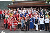 Teneriffa 2024-FEB 014  Zum guten Schluss.. - CARNAVAL - PUERTO DE LA CRUZ. Farbenprächtiger Ausklang einer kurzen, sensationellen Session 2023 / 2024 auf Teneriffa. : DVPJ, Matthias I, Leonardo I., Prinz Karneval, Prinz, Prinzessin Milen aI., Hofmarschälle, Pagen, Paginnen, HDK, Duisburg, Karneval, Helau, Tollität, Event, Session 2023, Session 2024, HDK, Duisburg, Hauptausschuss