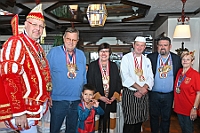 Teneriffa 2024-FEB 070  Zum guten Schluss.. - CARNAVAL - PUERTO DE LA CRUZ. Farbenprächtiger Ausklang einer kurzen, sensationellen Session 2023 / 2024 auf Teneriffa. : DVPJ, Matthias I, Leonardo I., Prinz Karneval, Prinz, Prinzessin Milen aI., Hofmarschälle, Pagen, Paginnen, HDK, Duisburg, Karneval, Helau, Tollität, Event, Session 2023, Session 2024, HDK, Duisburg, Hauptausschuss