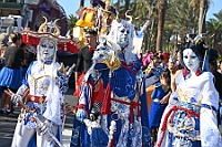 Teneriffa 2024-FEB 087  Zum guten Schluss.. - CARNAVAL - PUERTO DE LA CRUZ. Farbenprächtiger Ausklang einer kurzen, sensationellen Session 2023 / 2024 auf Teneriffa. : DVPJ, Matthias I, Leonardo I., Prinz Karneval, Prinz, Prinzessin Milen aI., Hofmarschälle, Pagen, Paginnen, HDK, Duisburg, Karneval, Helau, Tollität, Event, Session 2023, Session 2024, HDK, Duisburg, Hauptausschuss