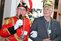 03 SenatEmpf WG Ruhrort 2025-02-17 23  Tour-Tag 17. Februar - Gestartet sind wir bei der Karnevalsfeier für Senioren im Malterser-Stift St. Hedwig in Huckingen, Organisiert von Stadtgarde Rot-Weiss. Dann ging linksrheinisch im Seniorenzentrum, von der „GeSoB“ mit dem „Sozialen Ring Ruhrstädt“, an der Zechenstraße in Homberg weiter. Am Frühen Abend besuchten wir den Senats-Prinzenempfang der KG Weiss-Grün Ruhrort im „Museum der deutschen Binnenschifffahrt“. : DVPJ, Holger II, Phil II., Prinz Karneval, Prinz, Prinzessin Mia I., Hofmarschälle, Page, Pagen, Paginnen, HDK, Duisburg, Karneval, Helau, Tollität, Event, Session 2024, Session 2025, HDK Duisburg, Hauptausschuss, Hauptausschuss Karneval Duisburg, Duisburg ist echt