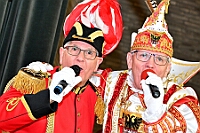 01 EmpfRheinh 2025-02-26 10  26. Februar, ein Mittwoch - Pünktlich um 11:11 Uhr beginnt der Empfang der Bezirksvertretung Rheinhausen in der Erlöserkirche. Natürlich ein Termin mit der Kinderprinzencrew. Danach folgen wir einer Einladung des Studio 47. Am Nachmittag haben Seniorenkarneval auf dem Plan. Im Malteser-Stift in St. Nikolaus wird gesungen und geschunkelt. Am Abend dann das Highlight. Im IntercityHotel geb es den Prinzenempfang der Heimatgesellschaft von sr. Tollität, den Roten Funken. : DVPJ, Holger II, Phil II., Prinz Karneval, Prinz, Prinzessin Mia I., Hofmarschälle, Page, Pagen, Paginnen, HDK, Duisburg, Karneval, Helau, Tollität, Event, Session 2024, Session 2025, HDK Duisburg, Hauptausschuss, Hauptausschuss Karneval Duisburg, Duisburg ist echt
